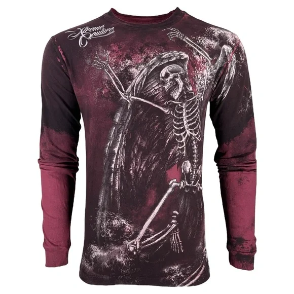 Xtreme Couture By Affliction Men's Long Sleeve T-shirt Relinquish - Picture 1 of 6